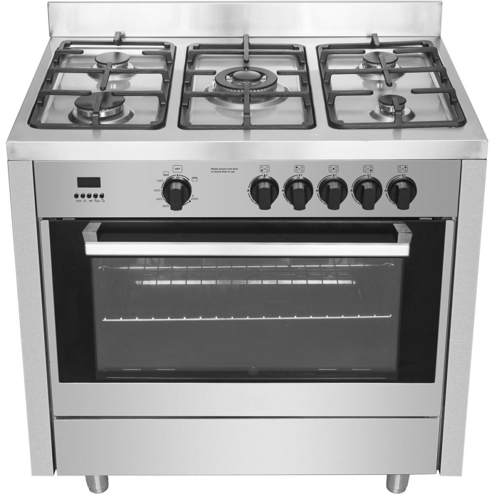 Professional Gas range 5 burners 10kW Gas oven 4.2kW | DA-G36D085010