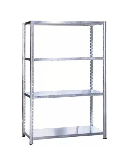 Commercial Galvanised Heavy Duty Shelving Unit 4 Shelves 220kg Loading Capacity 705x305x1370mm | Stalwart DA-SY3070G