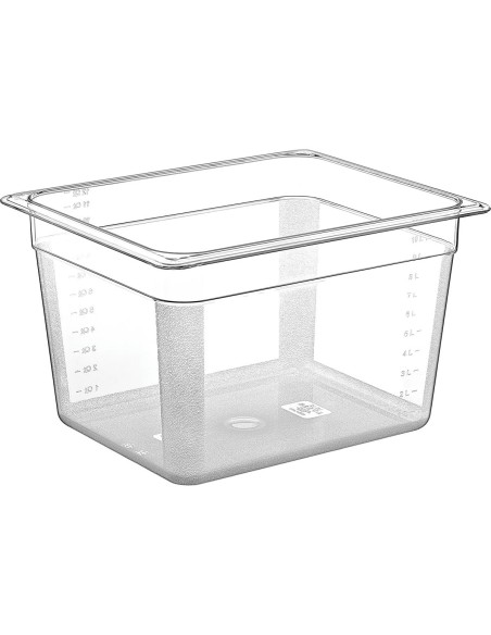 Polycarbonate Gastronorm Pan GN1/2 Depth 200mm | Stalwart DA-GNP12200