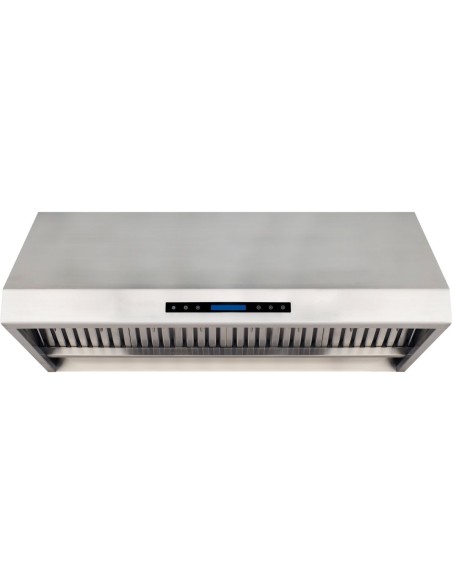 Commercial Extraction Canopy with Filter, Range Hood, Fan, Lights & Speed Control 1200mm | Stalwart AP238PS8348
