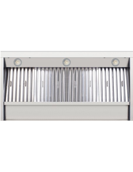 Commercial Extraction Canopy with Filter, Range Hood, Fan, Lights & Speed Control 1200mm | Stalwart AP238PS8348