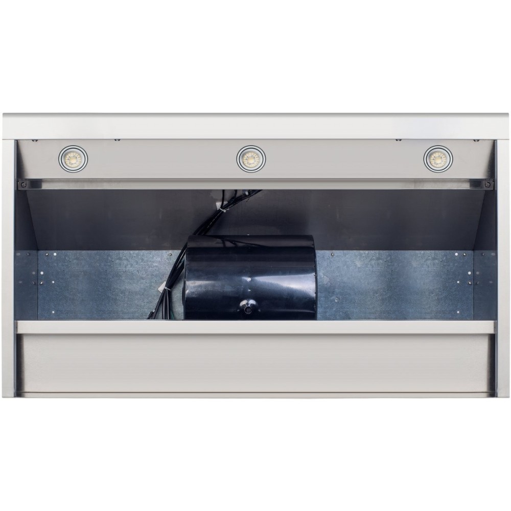 Commercial Extraction Canopy with Filter, Range Hood, Fan, Lights & Speed Control 1200mm | Stalwart AP238PS8348