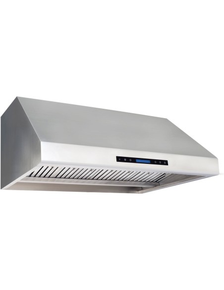 Commercial Extraction Canopy with Filter, Range Hood, Fan, Lights & Speed Control 1200mm | Stalwart AP238PS8348