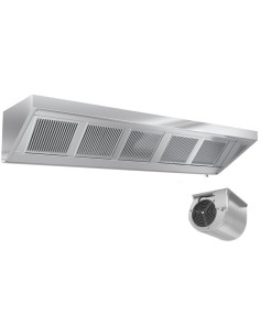 Wall Type Extraction Canopy with Filter & Fan & Lights & Speed control 1200x900x450mm | Stalwart DA-THWLR129