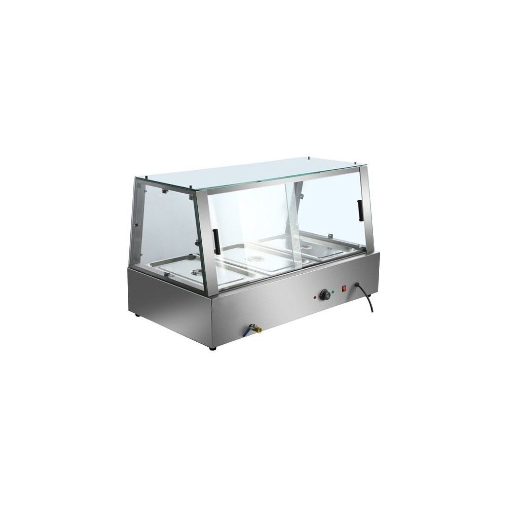 Display Bain Marie Counterop 6xGN1/2 150mm | Stalwart DA-HBM211
