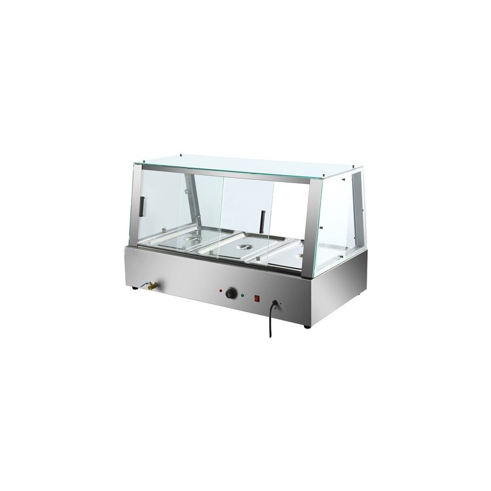 Display Bain Marie Counterop 6xGN1/2 150mm | Stalwart DA-HBM211