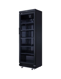 Commercial Drink cooler Upright 402 litres Dynamic cooling Hinged glass door Black | Stalwart DA-LG402PFBLACK 2