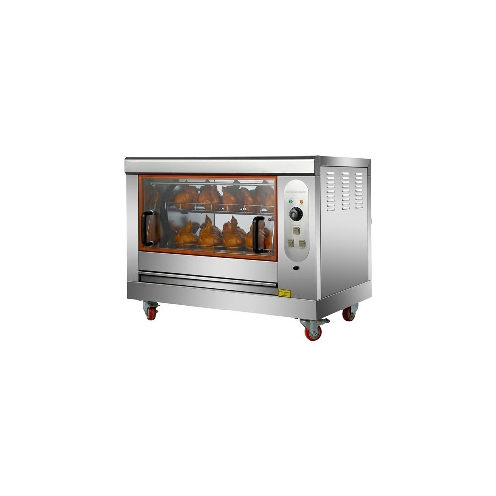 Professional Chicken Rotisserie Oven Electric 4 baskets 12-16 chickens | Stalwart DA-HEJ268