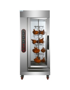Professional Chicken Rotisserie Oven Electric 12-24 chickens | Stalwart DA-HEJ206