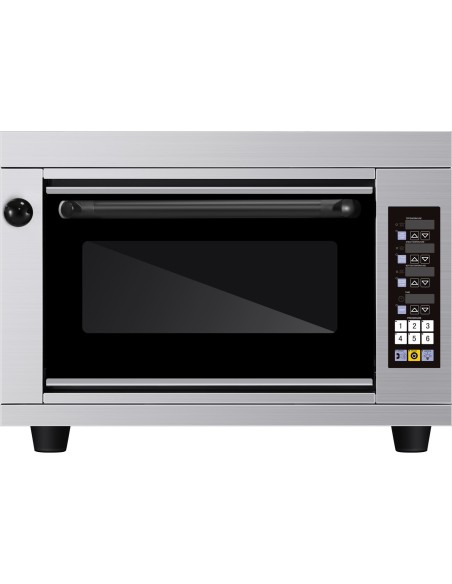 Commercial Electric Deck Combi Oven with Steam 350°c | Stalwart DA-KNGKPZ120M