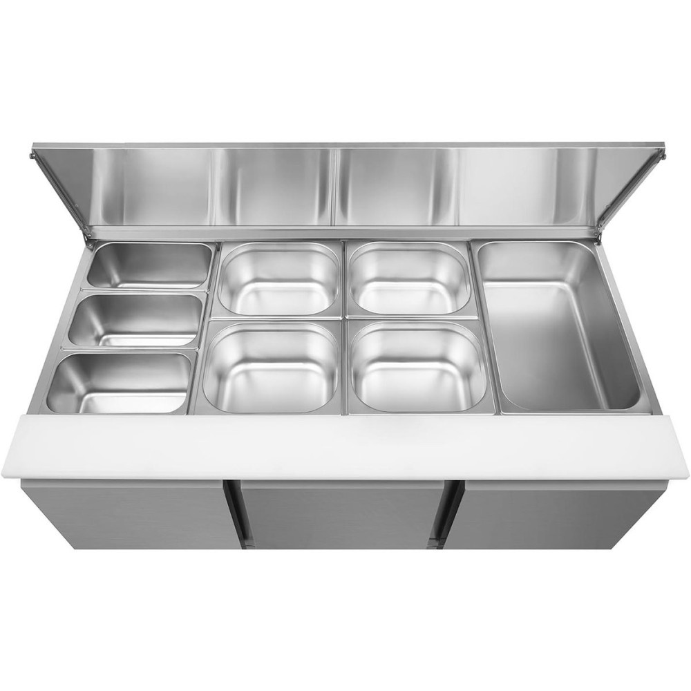 Saladette Open top 3 doors | DA-SDT3