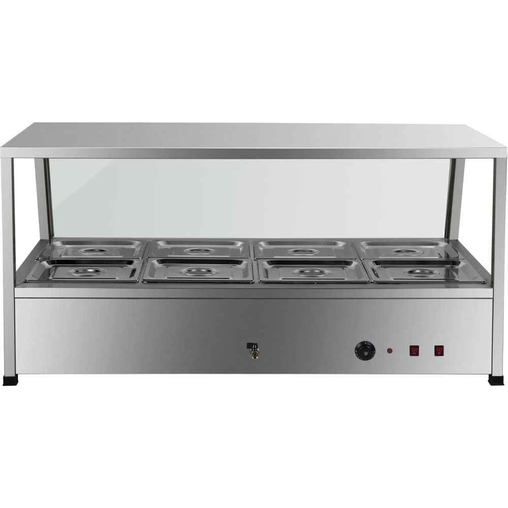Display Bain Marie Counterop 8xGN1/2 | Stalwart DA-HBM212