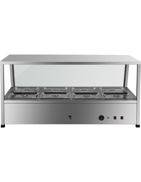 Display Bain Marie Counterop 8xGN1/2 | Stalwart DA-HBM212