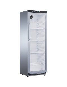 Commercial Refrigerator Upright cabinet 400 litres Stainless steel Single glass door | Stalwart DA-SR400G