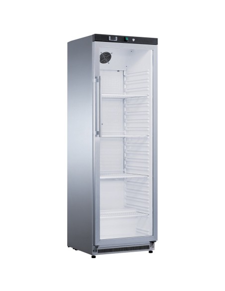 Commercial Refrigerator Upright cabinet 400 litres Stainless steel Single glass door | Stalwart DA-SR400G