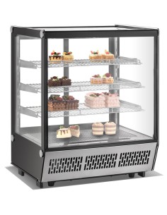 Display Merchandiser Fridge 145 litres 3 shelves Stainless Steel | Stalwart DA-CW145