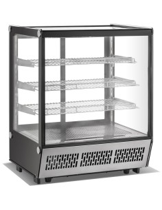 Display Merchandiser Fridge 145 litres 3 shelves Stainless Steel | Stalwart DA-CW145 2