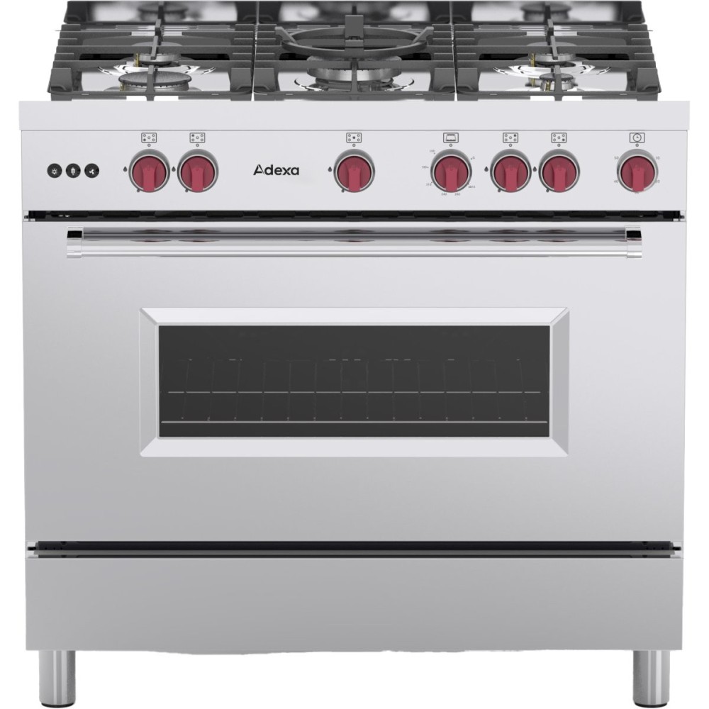 Professional Gas range Oven 7kW with 5 burners 11.4kW | Stalwart DA- Y95ND