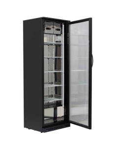 Back bar cooler 1 hinged door 300 litres Black | Stalwart DA-BC300G 2