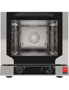 Professional Convection Oven Electric 4 trays 429x345mm Electromechanic controls Indirect steam Tilt door | Tecnoeka EKF423NUP