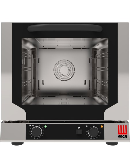 Professional Convection Oven Electric 4 trays 429x345mm Electromechanic controls Indirect steam Tilt door | Tecnoeka EKF423NUP