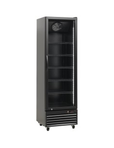 Commercial Display Refrigerator with Glass door 600 litres Black | Stalwart DA-BLG6001M