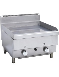 Gas griddle Ribbed 2 zone 12kW Table top | Stalwart DA-6GTRG60