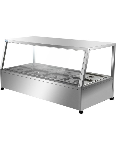 Display Bain Marie Counterop 10xGN1/2 150mm | Stalwart DA-HBM213