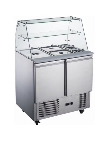 Saladette with Glass Display 2 doors | DA-S92SQ