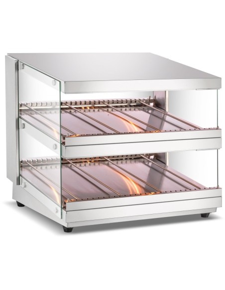 Commercial Countertop Heated Display Cabinet 85 Litres Stainless steel | DA-HW85