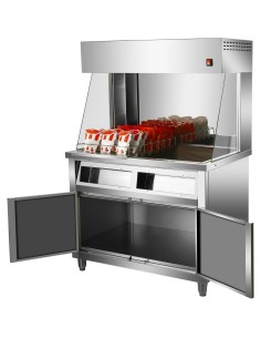 Chips Scuttle/Dump Bagging &amp Warming Station | Stalwart DA-HCW833 2