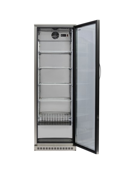 Back bar cooler 1 hinged door 300 litres Stainless Steel | Stalwart DA-BCSS300G