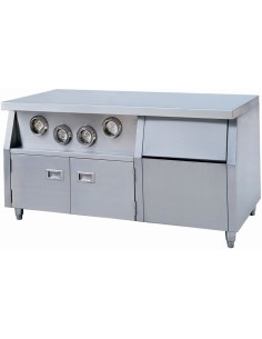 Service Station with Cup holders & Ice storage | DA-WS02