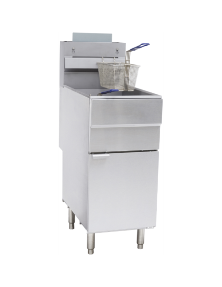 Commercial Gas Tube Fryer 20L Free Standing 26.4kW | DA-GF90