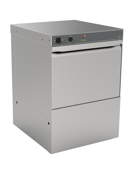Commercial Glasswasher 30 baskets/hour 400mm basket Drain pump Detergent pump Rinse Aid Pump | Stalwart DA-WZ40DRDP