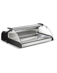 Display Merchandiser Fridge 120 litres 3xGN1/1 Stainless Steel Black | Stalwart DA-CW140
