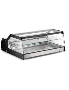 Display Merchandiser Fridge 148 litres 1 shelf + 3xGN1/1 bottom shelf Stainless Steel Black | Stalwart DA-CW170