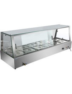Display Bain Marie Countertop 6xGN1/1 150mm | Stalwart DA-HBM214
