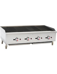 Professional Natural Gas Chargrill 4 burners 30kW | DA-ECB48S