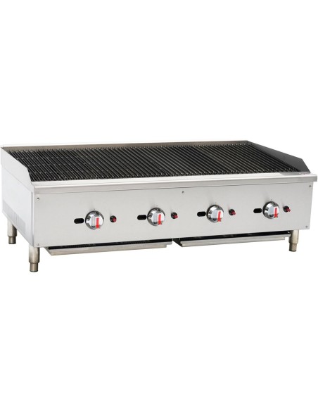 Professional Natural Gas Chargrill 4 burners 30kW | DA-ECB48S