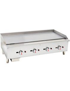 Premium Commercial Gas Griddle Smooth plate 4 burners 30kW Countertop | DA-EGG48S