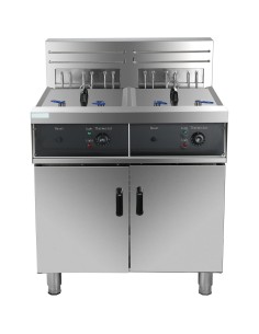Commercial Fryer Single Electric 60 litre 20kW Free standing | DA-HEF262 2