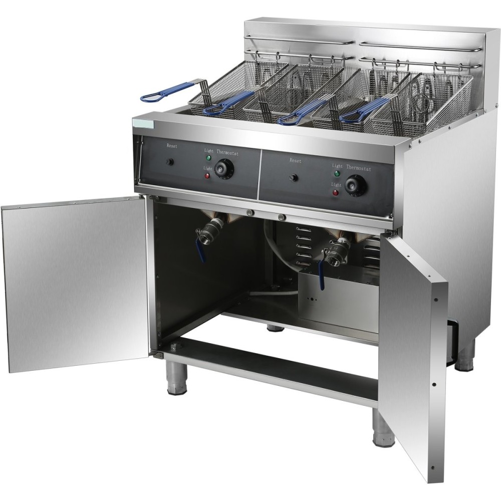 Commercial Fryer Single Electric 60 litre 20kW Free standing | DA-HEF262