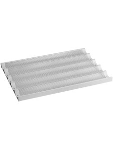 Oven Baguette / French Bread Baking Tray Aluminium 600x400x80mm | Stalwart FBR6040