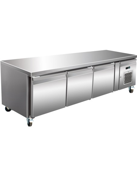Professional Low Refrigerated Counter / Chef Base 3 doors 1795x700x650mm | Stalwart DA-THP3100TN650H