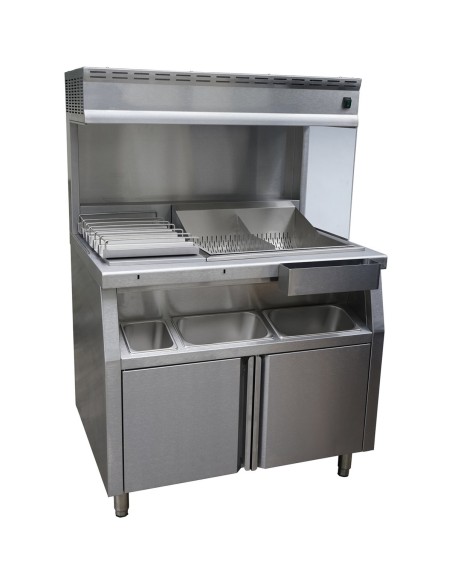 Chips Scuttle/Dump Bagging & Warming Station | DA-FFB10