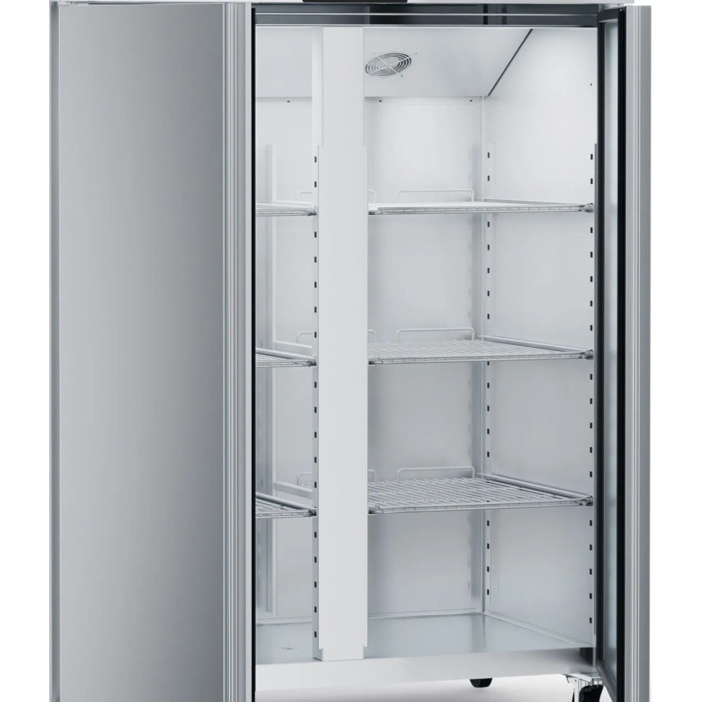 Commercial 1200 Litre Fridge Double Door Stainless steel Refrigerator  GN 2/1 Rapid Fan cooling | R1200S