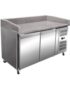 Refrigerated Pizza & Bakery Counter 2 doors Granite top Depth 800mm | DA-PZ26