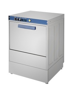 Dishwasher 540 plates/hour 500mm basket Drain pump Rinse aid pump Detergent pump 380V (3phase)| Stalwart Pro