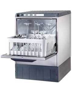 Commercial Glasswasher 400mm basket 120 Second cycle Drain pump Detergent pump | Omniwash DA-JM974000BTDDPS